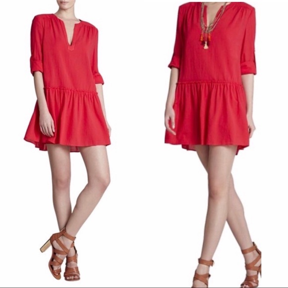 BCBGMAXAZRIA Lauryn Lipstick Red Dress - Picture 9 of 15